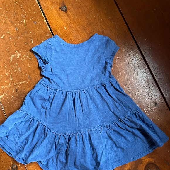 Blue cotton dress - Picture 2 of 4
